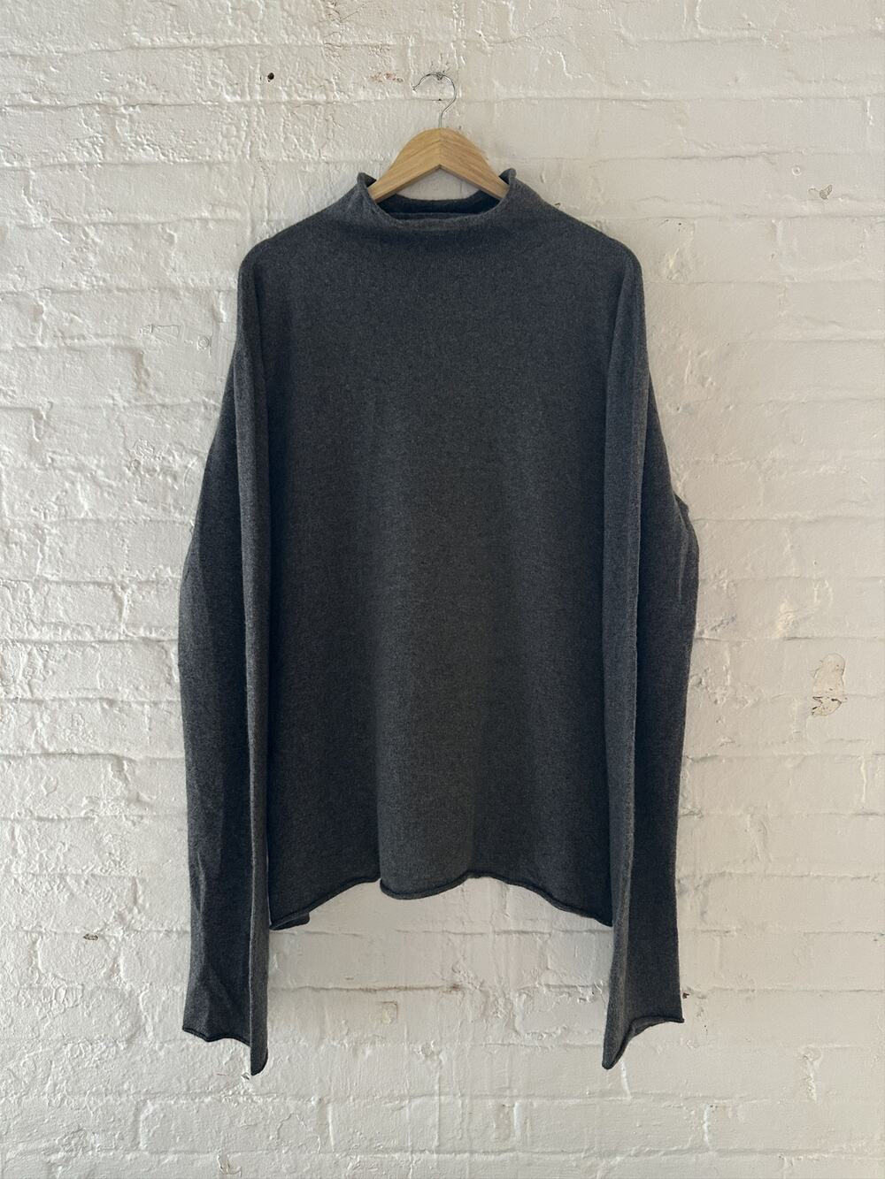 Jil Sander + Mockneck Cashmere Sweater